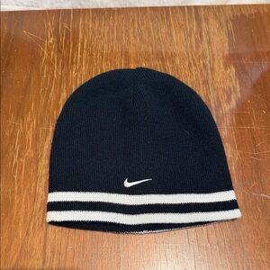 Nike Black and White Kids Beanie Hat